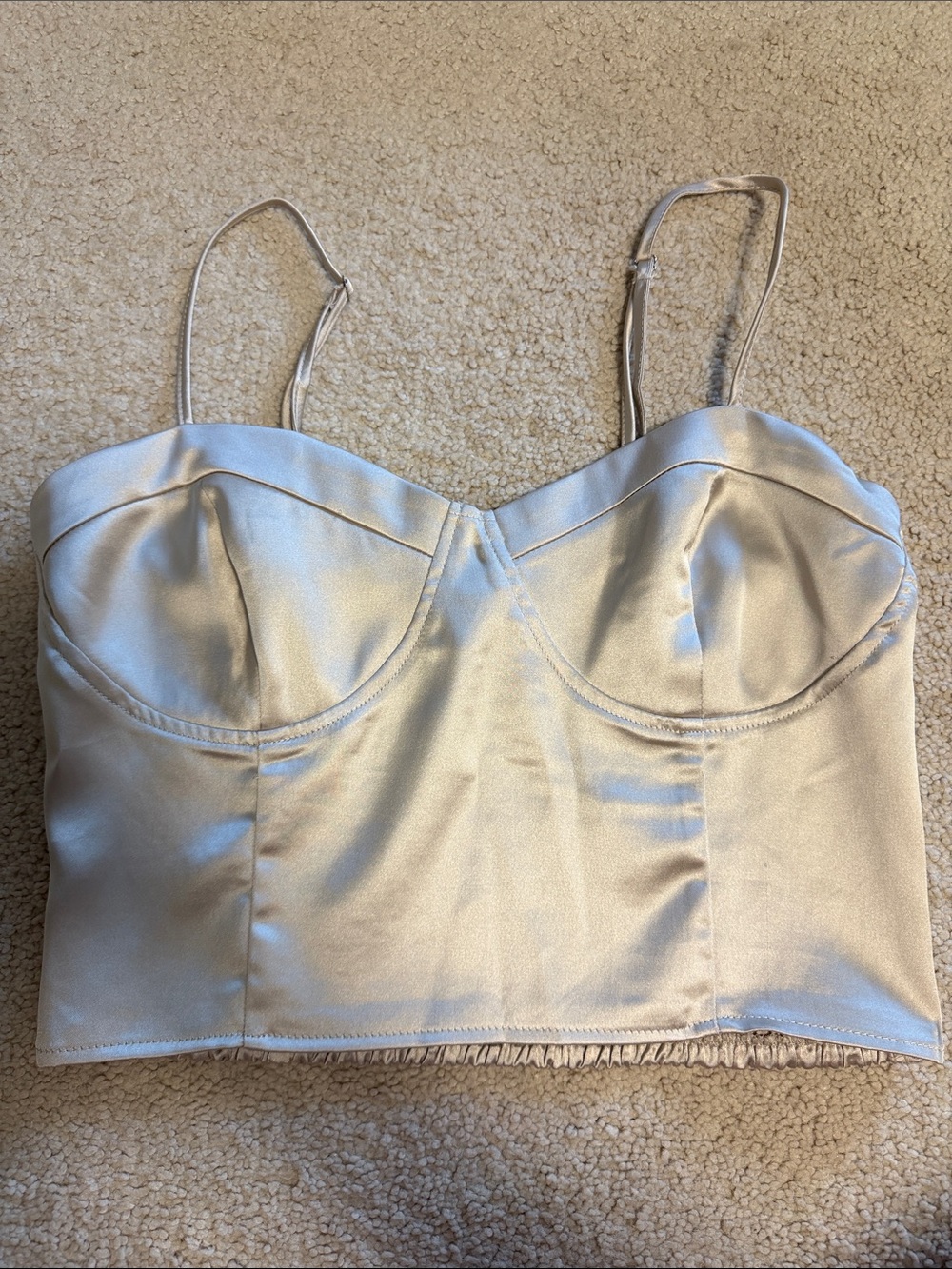 Forever 21 Satin Tank Top
